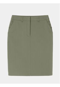 Tatuum Spódnica ołówkowa Fili T2318.174 Khaki Slim Fit. Kolor: brązowy. Materiał: bawełna, syntetyk