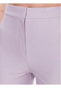 Max Mara Leisure Spodnie materiałowe Furio 2337810236 Fioletowy Regular Fit. Kolor: fioletowy. Materiał: materiał, bawełna