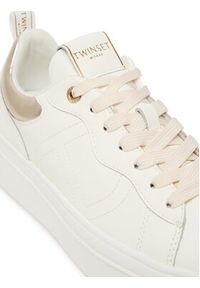 TwinSet - TWINSET Sneakersy 252TCP024 Biały. Kolor: biały. Materiał: skóra #3