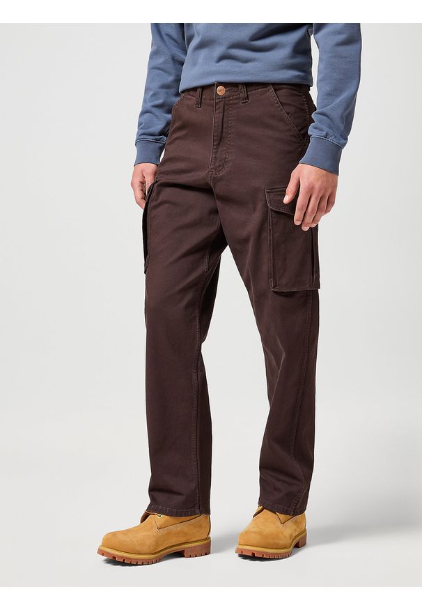Wrangler - WRANGLER MĘSKIE SPODNIE BOJÓWKI WRANGLER CASEY JONES CARGO RELAXED MOLE 112356842