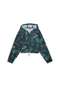 Puma - Damska kurtka GREEN TERRAINS PUMA Green Terrain. Kolor: zielony. Sport: fitness, bieganie