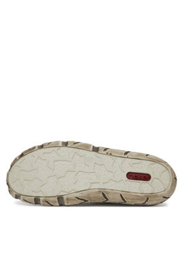 Rieker Sneakersy L0355-80 Biały. Kolor: biały. Materiał: skóra