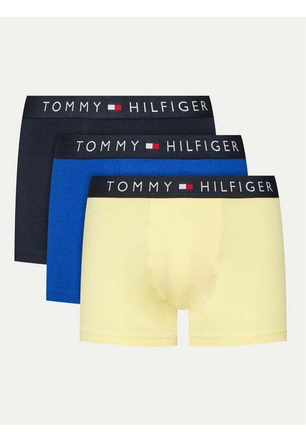 TOMMY HILFIGER - Tommy Hilfiger Komplet 3 par bokserek UM0UM03180 Kolorowy. Materiał: bawełna. Wzór: kolorowy