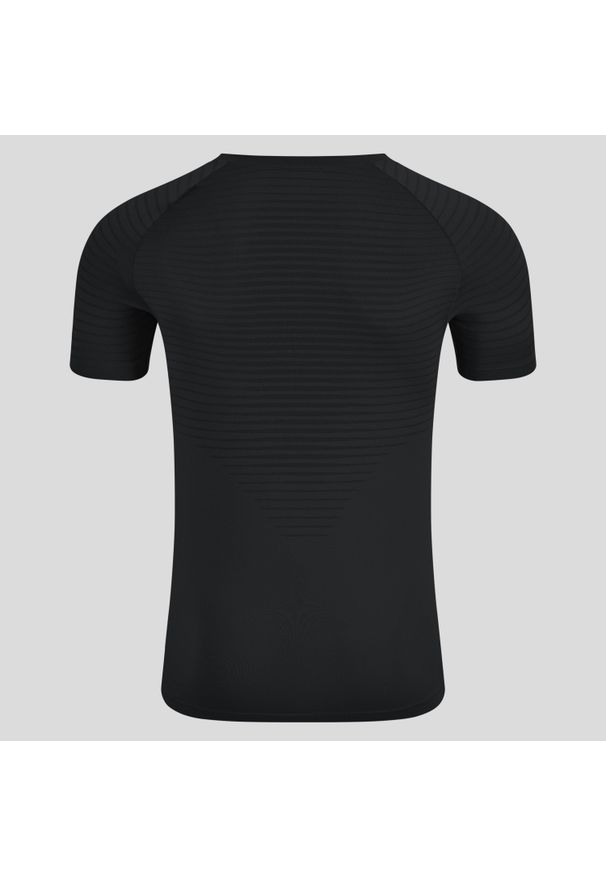 Koszulka tech. męska Odlo BL TOP crew neck s/s PERFORMANCE X-LIGHT. Kolor: wielokolorowy, czarny, szary