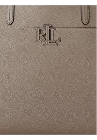 Lauren Ralph Lauren - LAUREN RALPH LAUREN Torebka Large Cameryn 431960183009 Brązowy. Kolor: brązowy. Materiał: skórzane #3