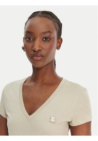 Armani Exchange T-Shirt XW002292 AF10356 U6275 Beżowy Regular Fit. Kolor: beżowy. Materiał: bawełna #5