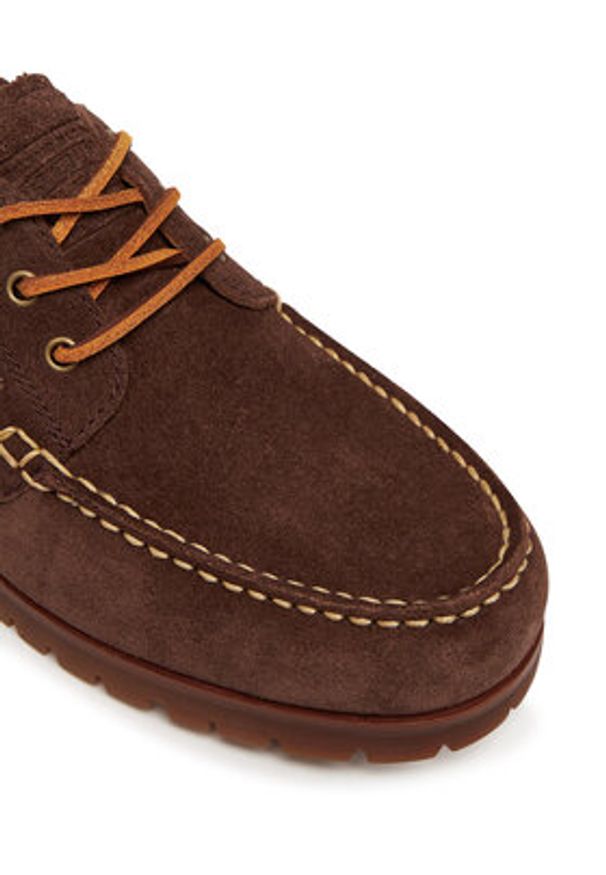Polo Ralph Lauren Mokasyny Ranger Deck 812974979003 Brązowy. Kolor: brązowy. Materiał: zamsz, skóra