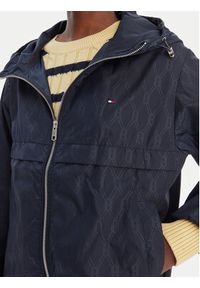 TOMMY HILFIGER - Tommy Hilfiger Kurtka przejściowa WW0WW48001 Granatowy Regular Fit. Kolor: niebieski. Materiał: syntetyk #3
