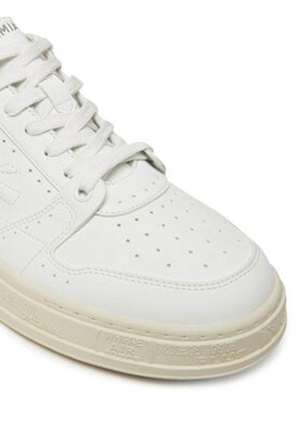Premiata Sneakersy QUINN VAR 7500 Biały. Kolor: biały. Materiał: skóra