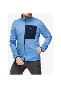 columbia - Bluza polarowa męska Columbia Hike Full Zip. Kolor: niebieski. Materiał: poliester, polar. Sport: turystyka piesza #1