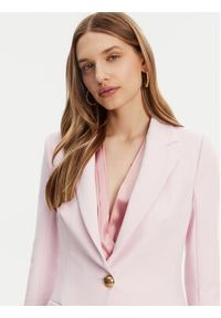 Elisabetta Franchi Marynarka GI-144-51E2-V560 Różowy Regular Fit. Kolor: różowy. Materiał: syntetyk #4