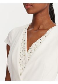 Rinascimento Sukienka koktajlowa CFC0125515003 Biały Slim Fit. Kolor: biały. Materiał: syntetyk. Styl: wizytowy #5