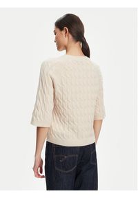 Marella Sweter Franz 2523366084 Beżowy Regular Fit. Kolor: beżowy. Materiał: kaszmir #4