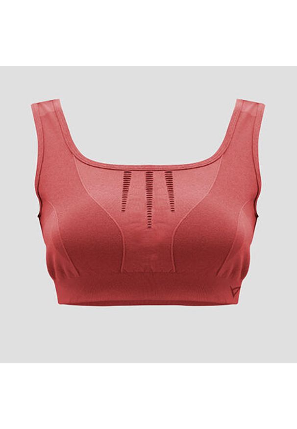 LEGEA - Sportowy crop top treningowy MADDY. Kolor: różowy. Materiał: nylon, elastan. Sport: fitness