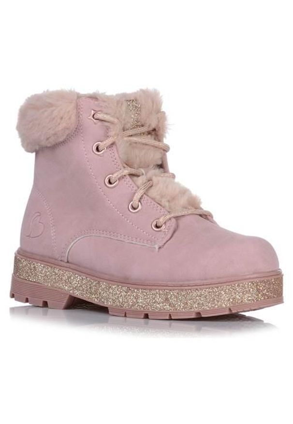 skechers - Buty do chodzenia dla dzieci Skechers Street Glitz. Kolor: różowy. Materiał: materiał, syntetyk. Szerokość cholewki: normalna. Sport: turystyka piesza