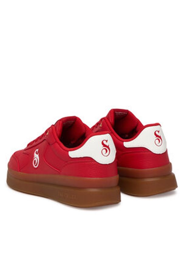 skechers - Skechers Sneakersy Snoop Dogg Courtside Urban 251200/RDW Czerwony. Kolor: czerwony. Materiał: skóra
