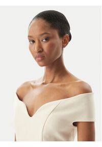 Rinascimento Sukienka wieczorowa CFC0123610003 Beżowy Regular Fit. Kolor: beżowy. Materiał: syntetyk. Styl: wizytowy #3