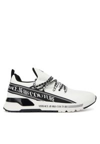 Versace Jeans Couture Sneakersy 79YA3SA3 Biały. Kolor: biały. Materiał: materiał
