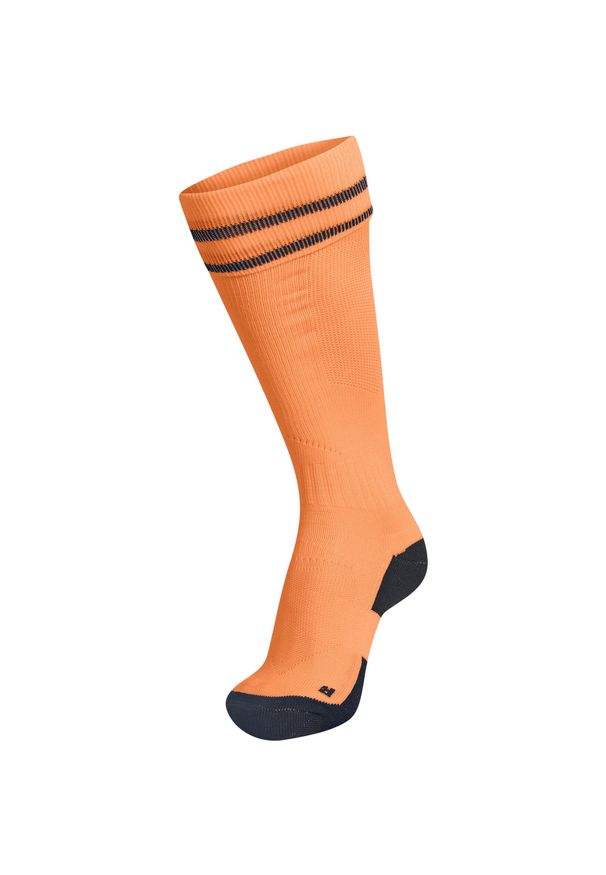 Getry piłkarskie dla dorosłych Hummel Element Football Sock. Kolor: wielokolorowy, pomarańczowy, czarny, żółty. Sport: piłka nożna