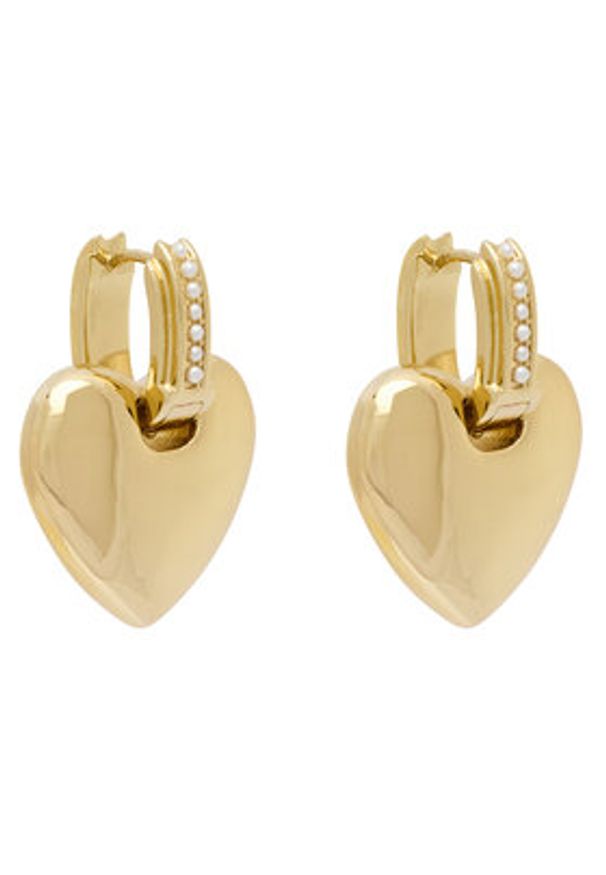 Coach Kolczyki 37557565 Złoty. Materiał: metalowe. Kolor: złoty