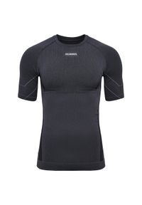 Koszulka do piłki nożnej męska Hummel hmlTe Mike. Kolor: czarny. Sport: piłka nożna #1