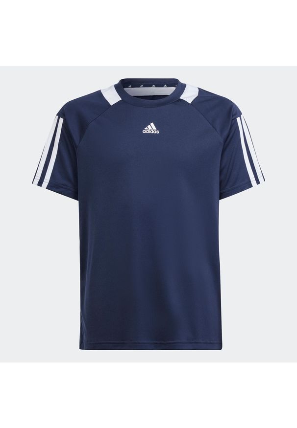 Adidas - Koszulka do piłki nożnej dla dzieci ADIDAS Sereno. Kolor: niebieski. Sport: piłka nożna