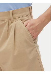 Tommy Jeans Szorty materiałowe Claire DW0DW21643 Beżowy Regular Fit. Kolor: beżowy. Materiał: bawełna