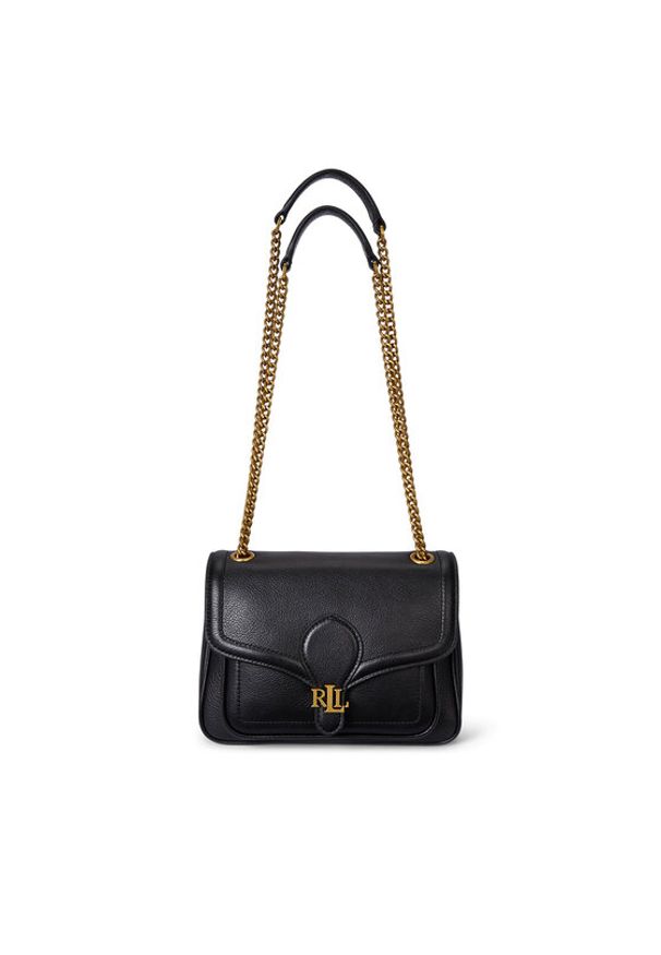 Lauren Ralph Lauren - LAUREN RALPH LAUREN Torebka 431974552001 Czarny. Kolor: czarny. Materiał: skórzane