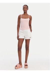 Guess Top E6GP02 J1314 Różowy Regular Fit. Kolor: różowy. Materiał: bawełna #5