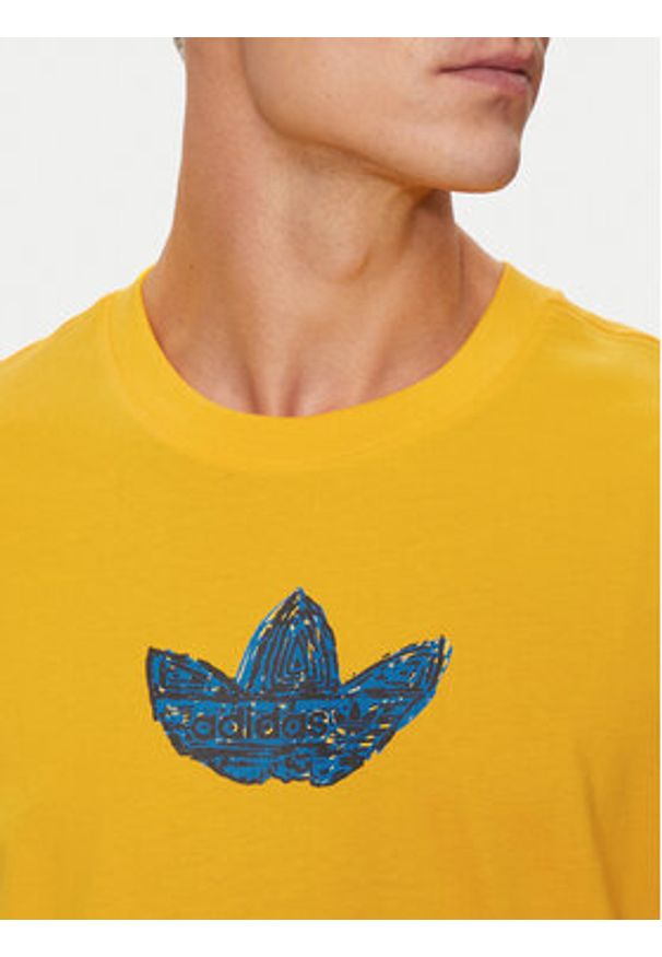 Adidas - adidas T-Shirt Supply Sport IZ2572 Żółty Regular Fit. Kolor: żółty. Materiał: bawełna. Styl: sportowy