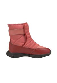Puma - Skórzane Buty Śniegowe Dla Dzieci. Kolor: różowy. Materiał: skóra. Sezon: zima. Sport: turystyka piesza