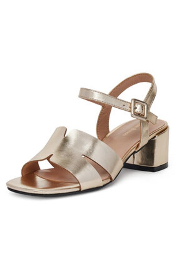 Clara Barson Sandały WS24055-02 Złoty. Kolor: złoty. Materiał: skóra