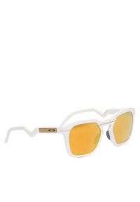 Oakley Okulary przeciwsłoneczne Hstn Sq 0OO9533 95330754 Biały. Kolor: biały #1