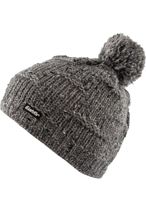 Eisbar - Czapka Eisbär Wm Netta Pompon damska — ciepła, 48 cm. Kolor: szary. Sezon: zima. Styl: elegancki, sportowy