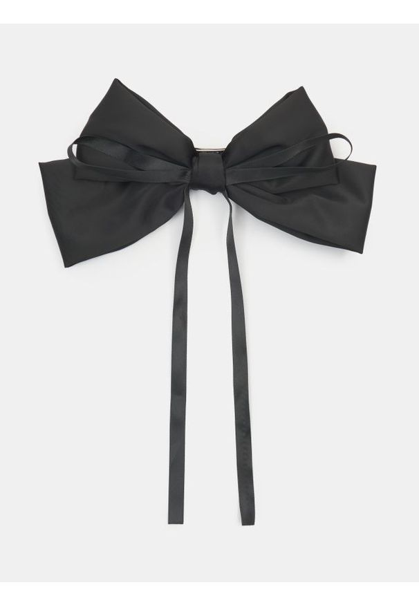 Sinsay - Spinka do włosów w kształcie kokardy - czarny. Kolor: czarny
