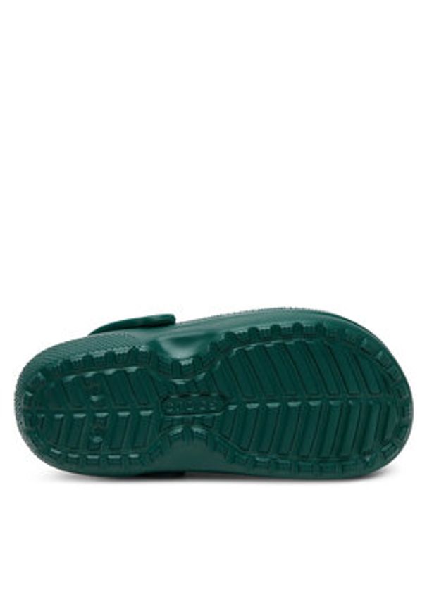 Crocs Klapki Classic Lined Clog 203591 Zielony. Kolor: zielony