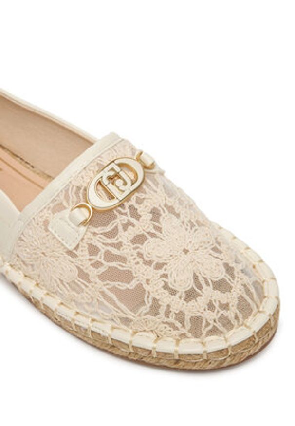 Liu Jo Espadryle Capri 04 SA6097 EX349 Écru. Kolor: kremowy. Materiał: skóra