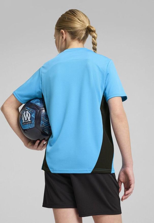 Puma - Koszulka treningowa dla dzieci OM 2024/25. Kolor: wielokolorowy, niebieski, szary