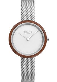 Zegarek OBAKU Zegarek damski Obaku Denmark V245LXCIMC srebrny. Kolor: srebrny #1