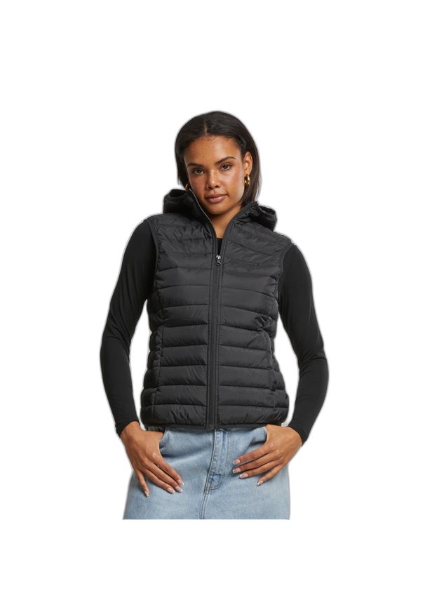 Damska kurtka bez rękawów Urban Classics Ultra Light. Kolor: czarny. Materiał: puch. Długość rękawa: bez rękawów
