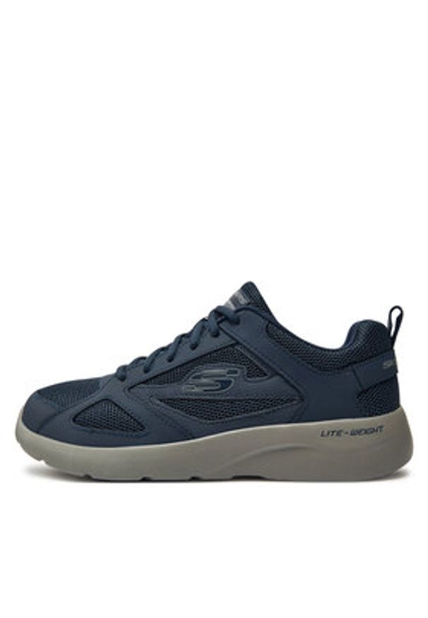 skechers - Skechers Sneakersy Fallford 58363/NVY Granatowy. Kolor: niebieski. Materiał: materiał