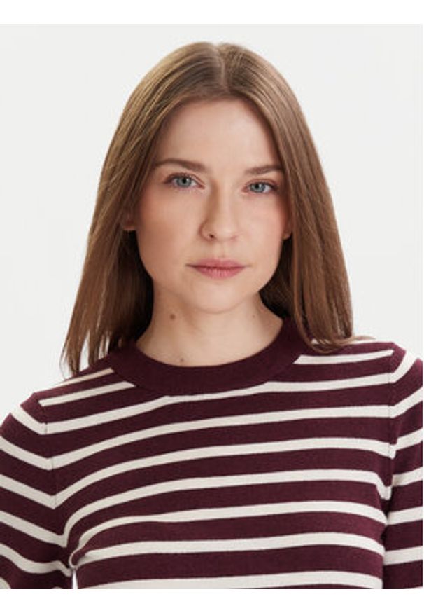 Vero Moda Sweter Happy 10336333 Fioletowy Regular Fit. Kolor: fioletowy. Materiał: syntetyk