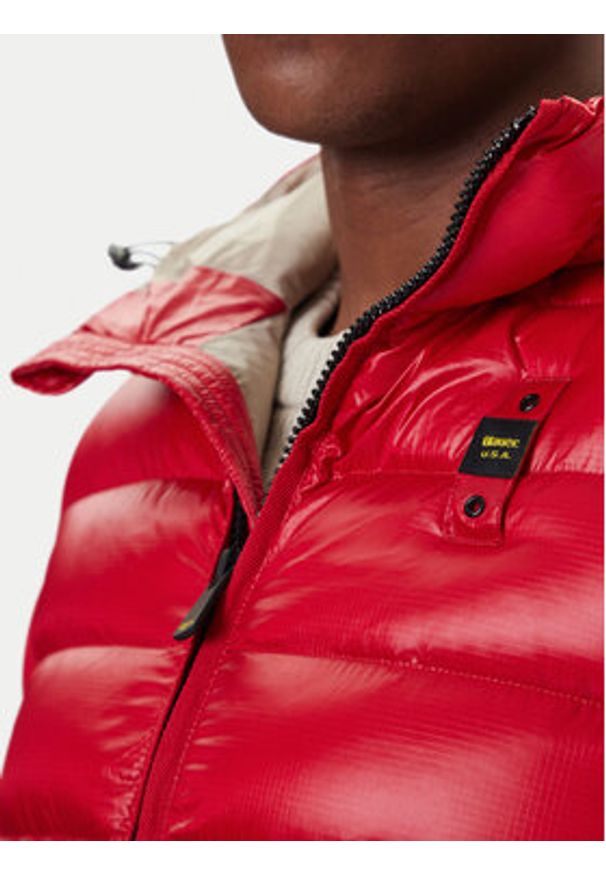 Blauer Kurtka przejściowa 25WBLUC02079 Czerwony Regular Fit. Kolor: czerwony. Materiał: syntetyk