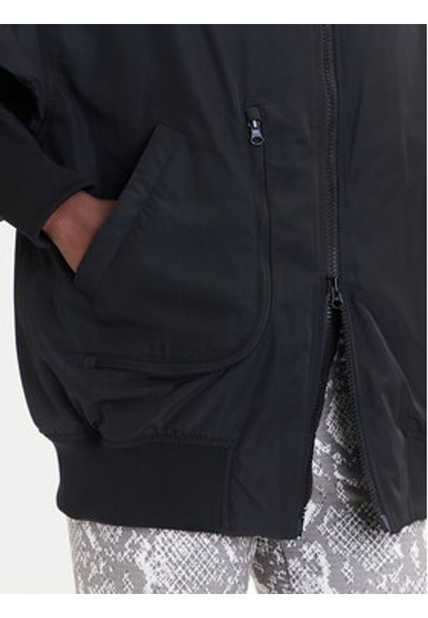 Adidas by Stella McCartney - adidas by Stella McCartney Kurtka bomber True Nature JF8466 Czarny Oversize. Kolor: czarny. Materiał: syntetyk