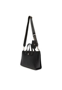 TOMMY HILFIGER - Tommy Hilfiger Torebka Th Joy Satchel AW0AW16814 Czarny. Kolor: czarny. Materiał: skórzane #6