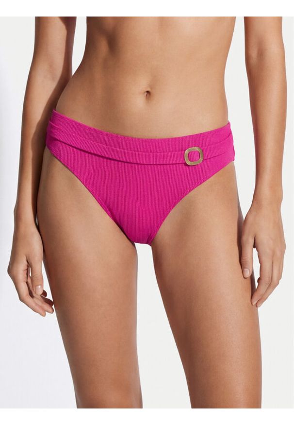 SELMARK - Selmark Dół od bikini BN302 Różowy. Kolor: różowy. Materiał: syntetyk