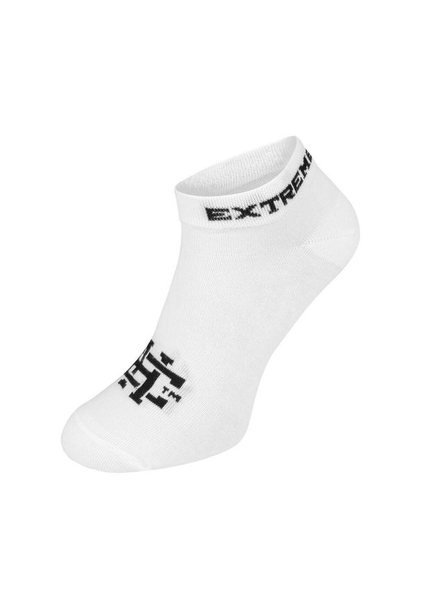 Skarpetki Sportowe Męskie krótkie trójpak EXTREME HOBBY HASHTAG 3-pack. Kolor: biały. Sport: turystyka piesza
