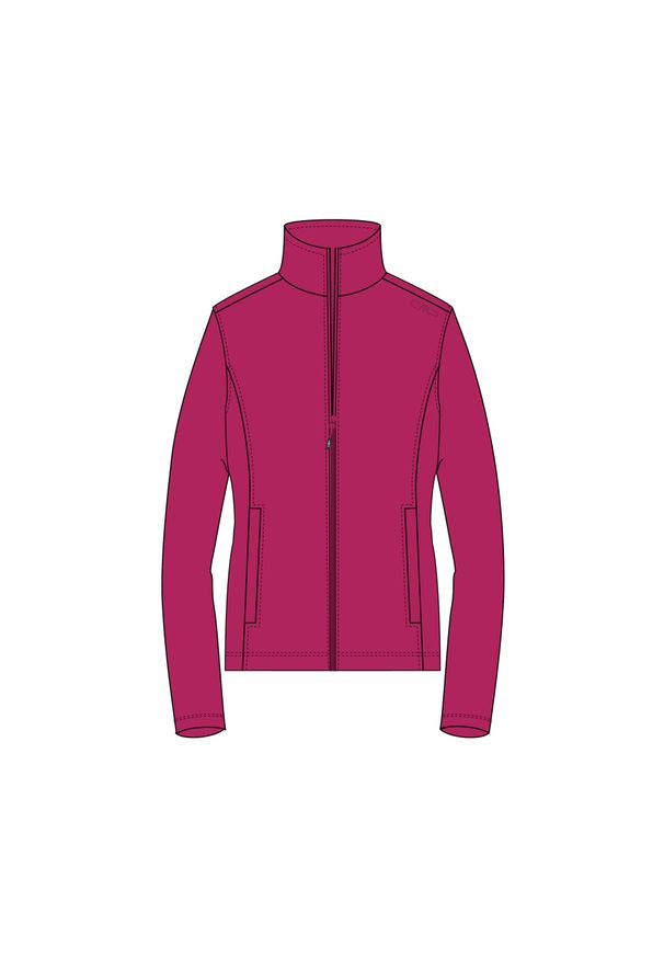 Bluza damska turystyczna CMP 33H2356. Kolor: różowy. Materiał: polar. Sport: turystyka piesza