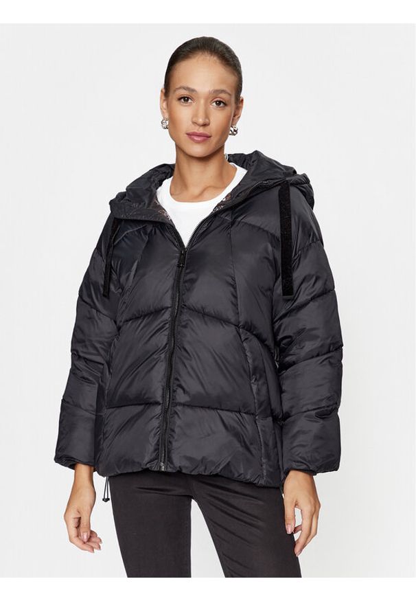 Guess Kurtka puchowa W3BL21 WG0V0 Czarny Regular Fit. Kolor: czarny. Materiał: syntetyk. Sezon: zima