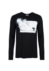 Bikkembergs Longsleeve. Okazja: na co dzień. Materiał: bawełna. Długość rękawa: długi rękaw. Wzór: nadruk. Styl: casual #1